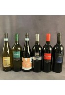Italiensk smagkasse Velenosi - 2 hvid- og 4 rødvin